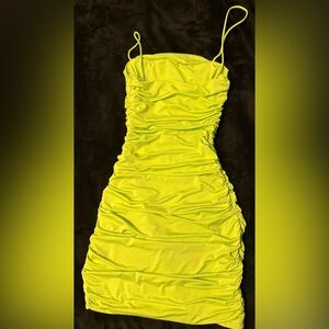 Superdown Lime Green Dress